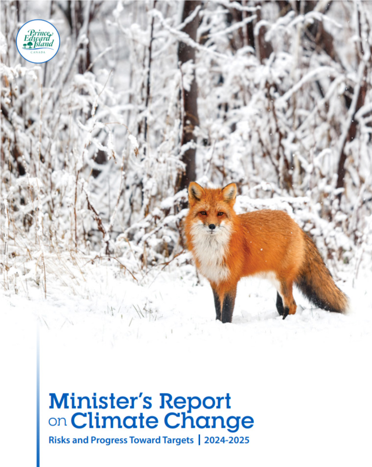 Ministe's report on climate change cover