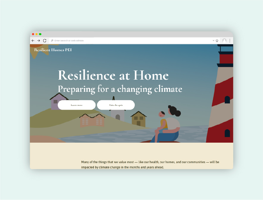 Resilient Homes PEI website 