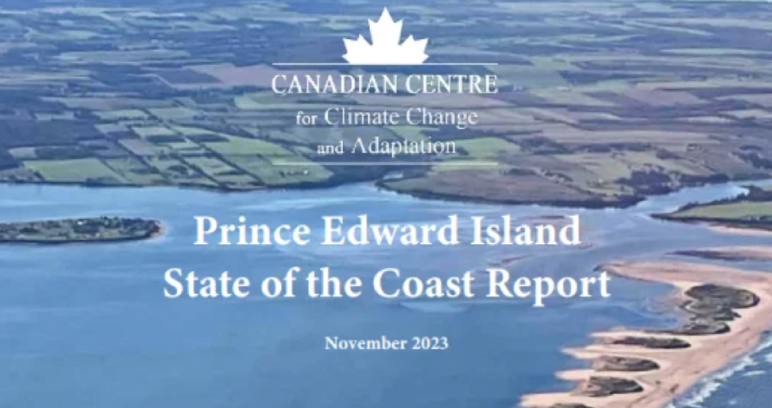 Cover of the November 2023 'Prince Edward Island State of the Coast Report'